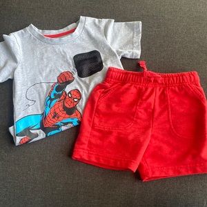 Spider man Toddler outfit